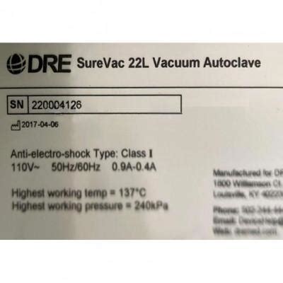 FAQ: DRE SureVac 22L 